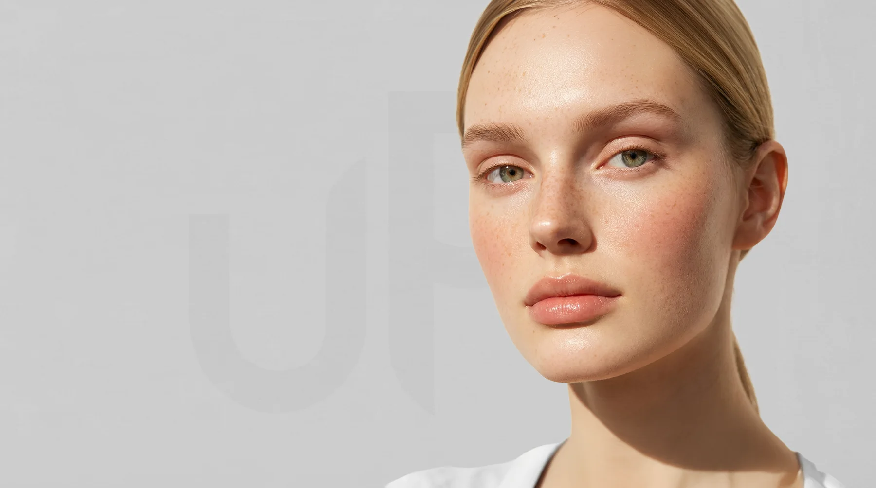 Modelo da campanha da Linha UP